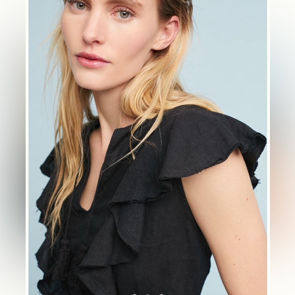MCGUIRE LINEN TOP